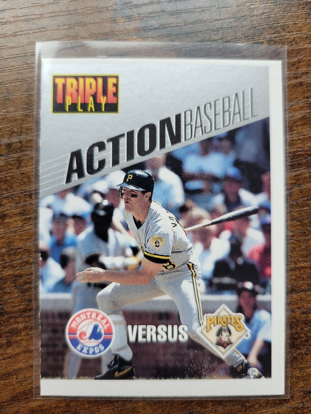 Andy Van Slyke 1993 Donruss Triple Play Action Baseball #1 of 30 - Pirates MLB